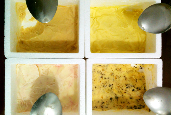 Gelato direto da fazenda