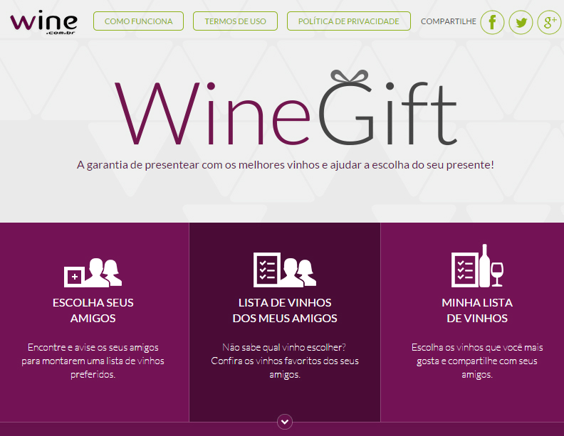 1 - WineGift - um app para momentos especiais