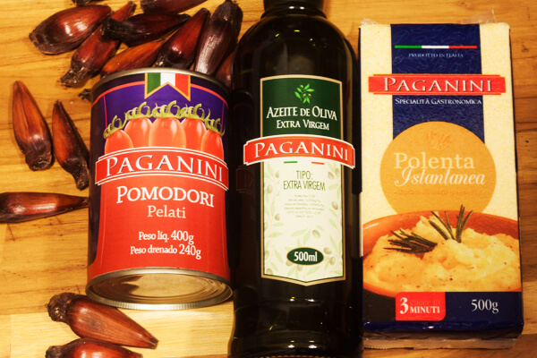 Paganini - Polenta com Tomates e Pinhões